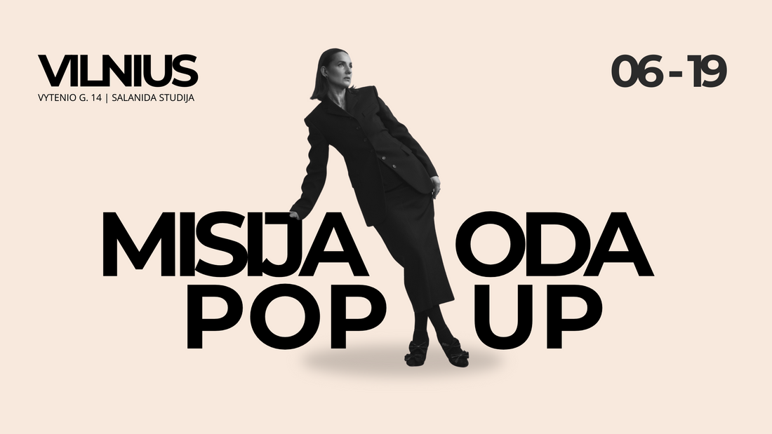 MISIJA ODA Pop Up | VILNIUS 06-19