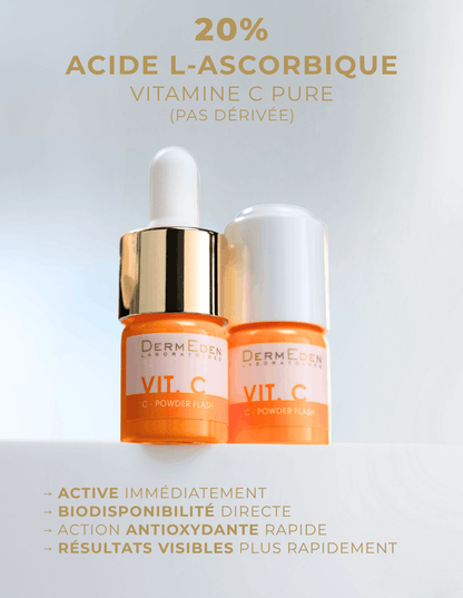 Vitamino C serumas C - POWDER FLASH | DERMEDEN | MISIJA ODA