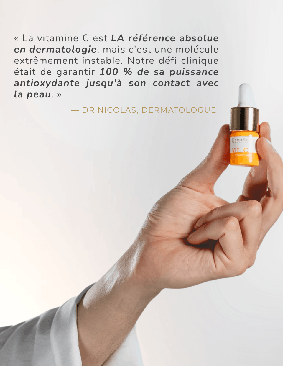 Vitamino C serumas C - POWDER FLASH | DERMEDEN | MISIJA ODA