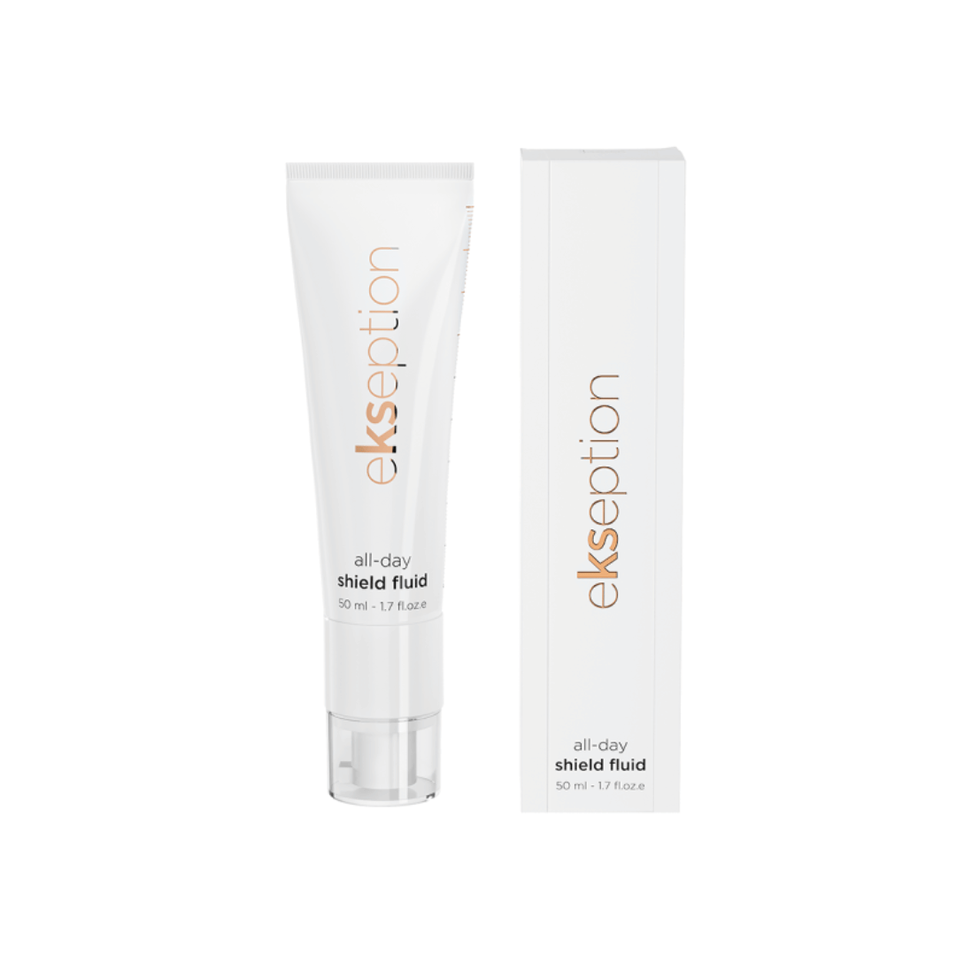 Apsauginė dieninė emulsija ALL-DAY SHIELD FLUID SPF25+ | Ekseption | MISIJA ODA