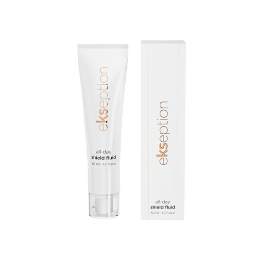 Apsauginė dieninė emulsija ALL-DAY SHIELD FLUID SPF25+ | Ekseption | MISIJA ODA