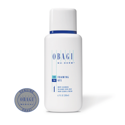 Putojantis veido prausiklis riebiai odai Obagi Nu-Derm® Foaming Gel