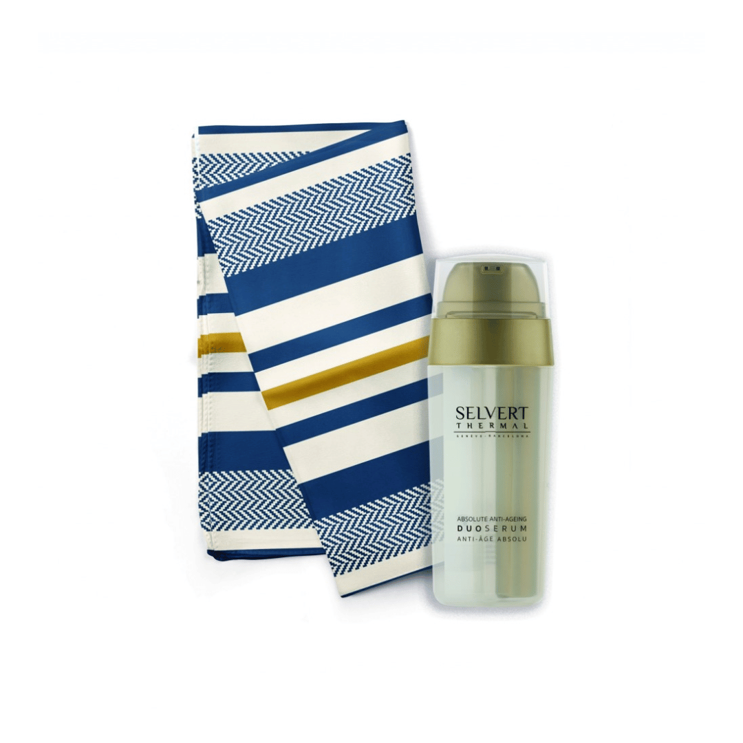 Dvifazis stangrinantis serumas jautriai odai ABSOLUTE ANTI-AGING DUO + DOVANA | Selvert Thermal | MISIJA ODA