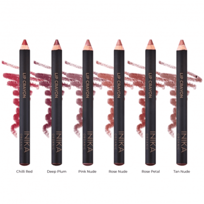 INIKA sertifikuota organiška lūpų kreidelė - Chilli Red, 3g | INIKA | MISIJA ODA
