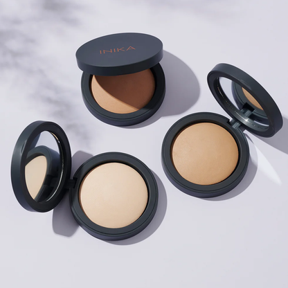 Kompaktinė mineralinė pudra BAKED MINERAL FOUNDATION | Inika Organic | MISIJA ODA