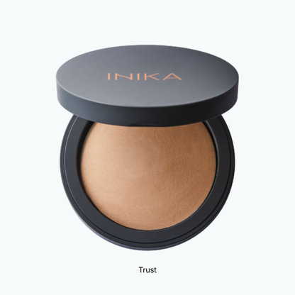 Kompaktinė mineralinė pudra BAKED MINERAL FOUNDATION Trust | Inika Organic | MISIJA ODA