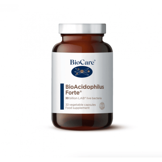 Maisto papildai su probiotikais BioAcidophilus Forte gyvosios bakterijos | Biocare | MISIJA ODA