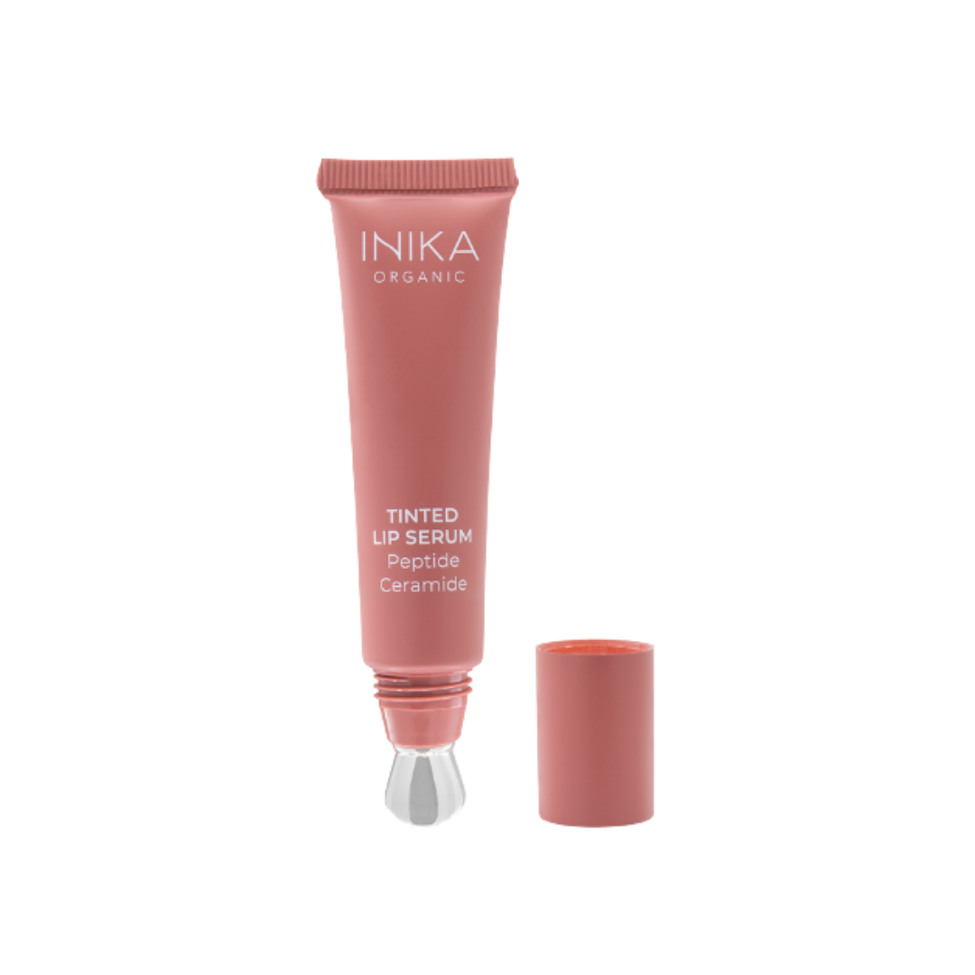 Lūpų serumas su atspalviu TINTED LIP SERUM | Peony | Inika Organic | MISIJA ODA