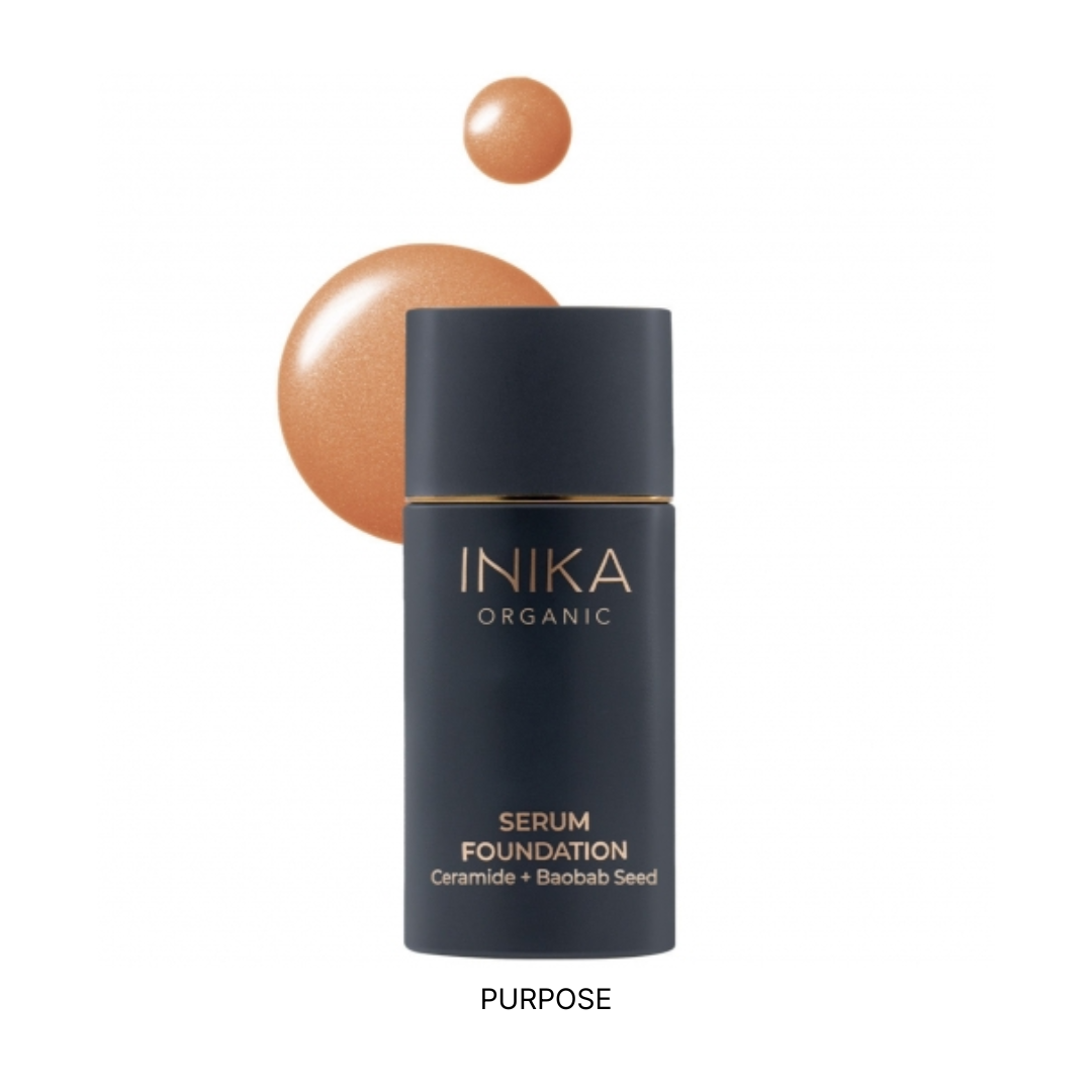 Seruminis makiažo pagrindas SERUM FOUNDATION | Purpose | Inika Organic | MISIJA ODA
