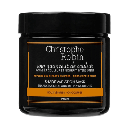 Dažanti plaukų kaukė SHADE VARIATION MASK - CHIC COPPER } Christophe Robin | MISIJA ODA