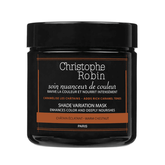 Dažanti plaukų kaukė SHADE VARIATION MASK - WARM CHESTNUT | Christophe Robin | MISIJA ODA