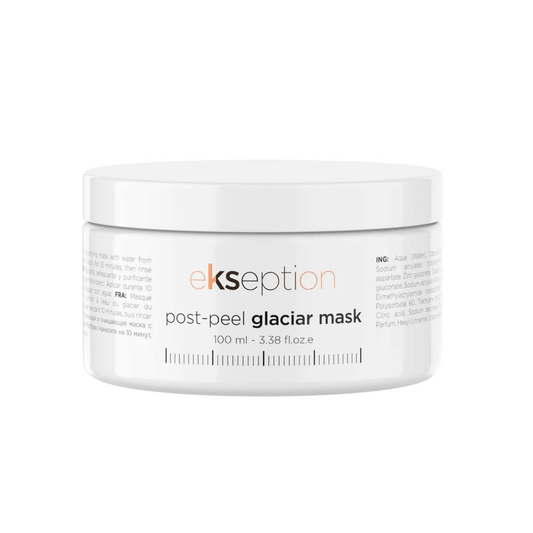 Gaivinamoji kaukė su ledynų vandeniu POST PEEL GLACIAR MASK | Ekseption | MISIJA ODA